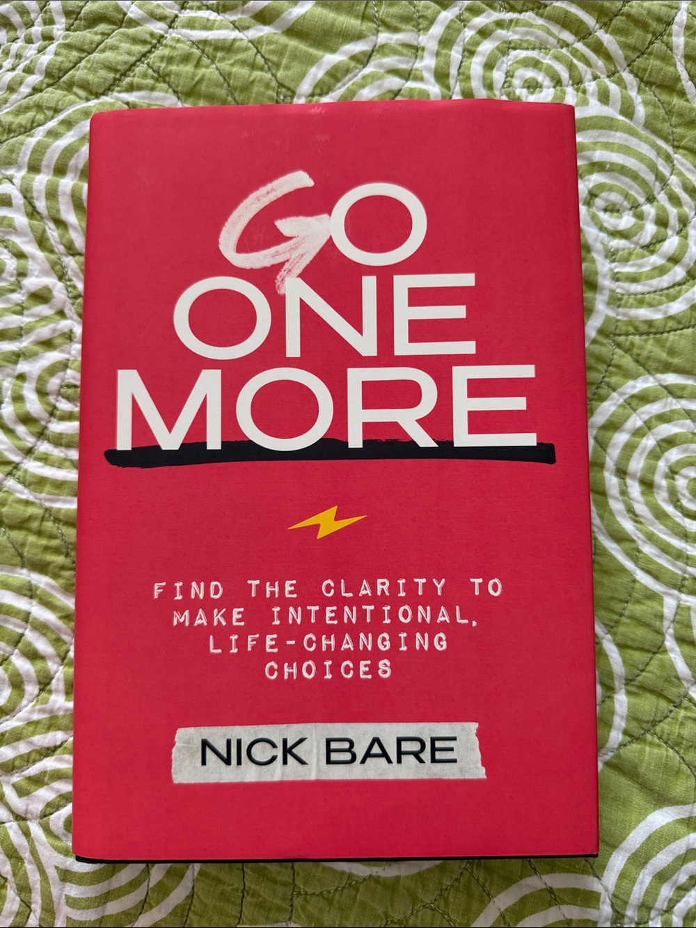 'Go One More' by Nick Barr